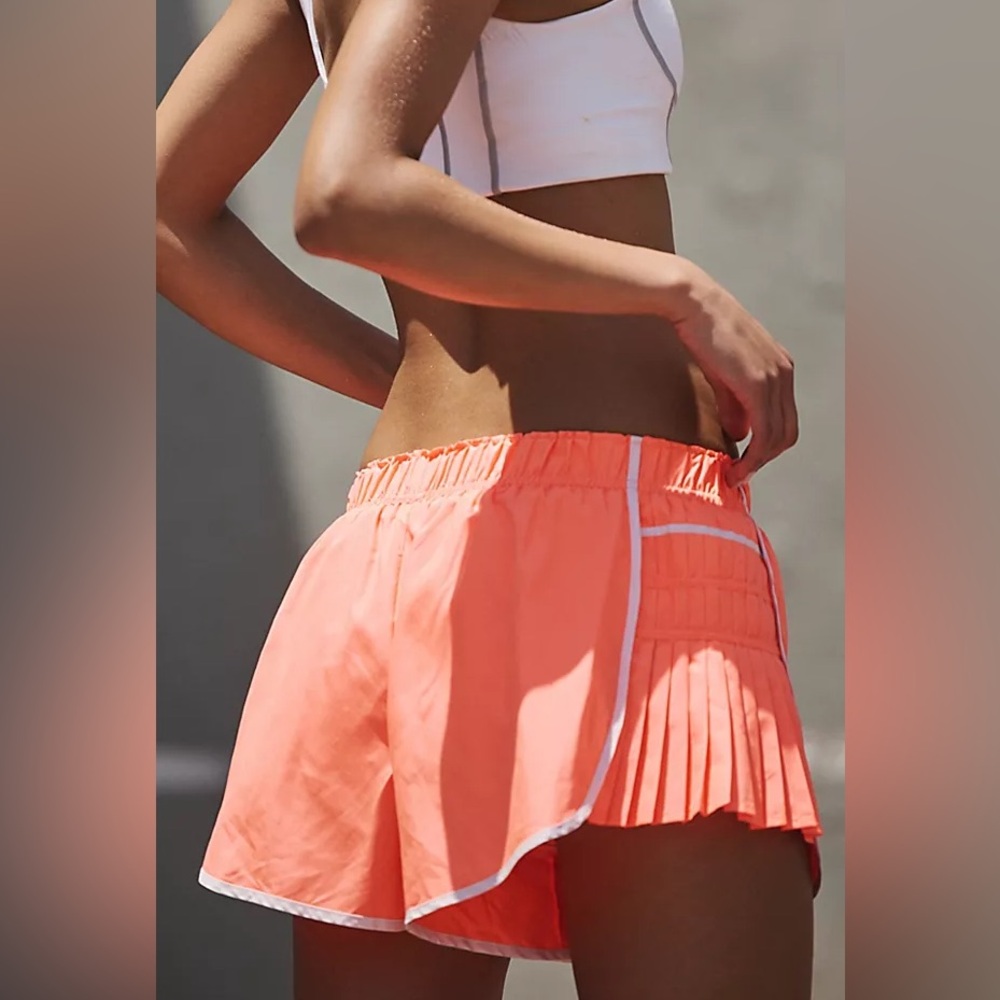 FP Movement by Free People Easy Tiger Shorts Athletic Shorts Neon Coral New